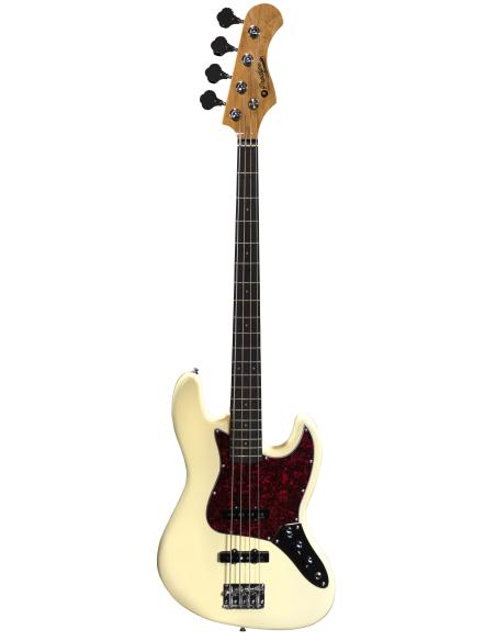 GUITARE BASSE JB80RA VINTAGE WHITE + UNE HOUSSE RITTER OFFERTE !