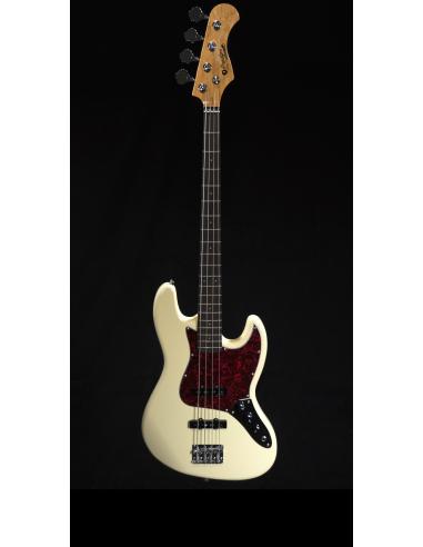 GUITARE BASSE JB80RA VINTAGE WHITE + UNE HOUSSE RITTER OFFERTE !