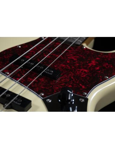 GUITARE BASSE JB80RA VINTAGE WHITE + UNE HOUSSE RITTER OFFERTE !