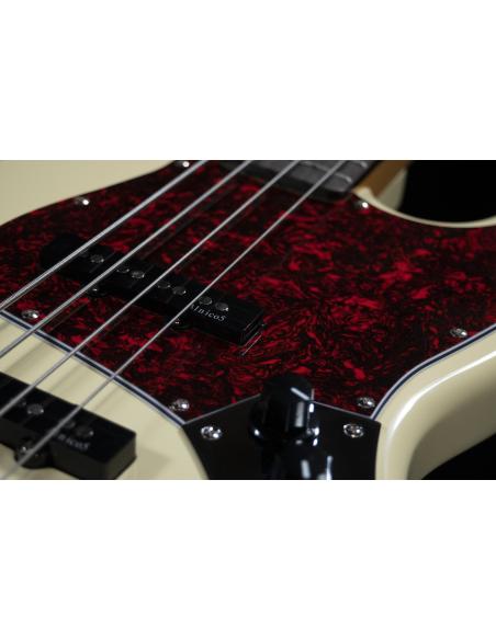 GUITARE BASSE JB80RA VINTAGE WHITE + UNE HOUSSE RITTER OFFERTE !