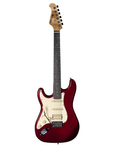 PRODIPE GUITARE ST83LHRA CANDY RED GAUCHER (HOUSSE OFFERTE !)
