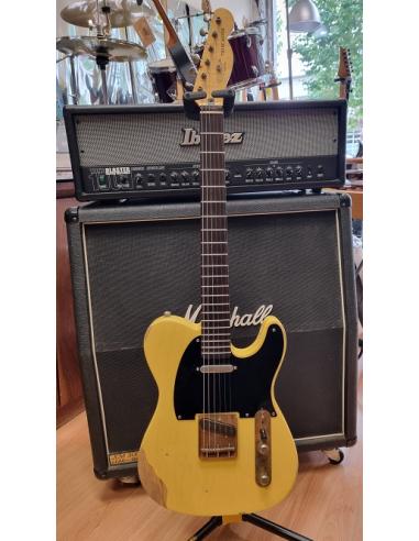 DAV LUTHERIE GUITARE VINTAGE TELE / ACCASTILLAGE FENDER VIEiLLIE PREMATUREMENT