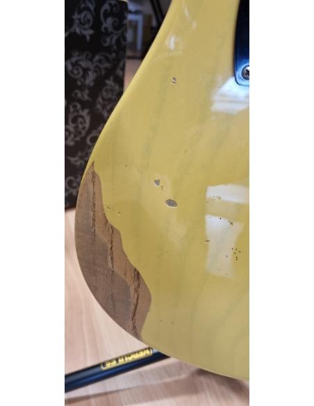 DAV LUTHERIE GUITARE VINTAGE TELE / ACCASTILLAGE FENDER VIEiLLIE PREMATUREMENT