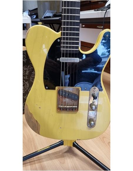 DAV LUTHERIE GUITARE VINTAGE TELE / ACCASTILLAGE FENDER VIEiLLIE PREMATUREMENT