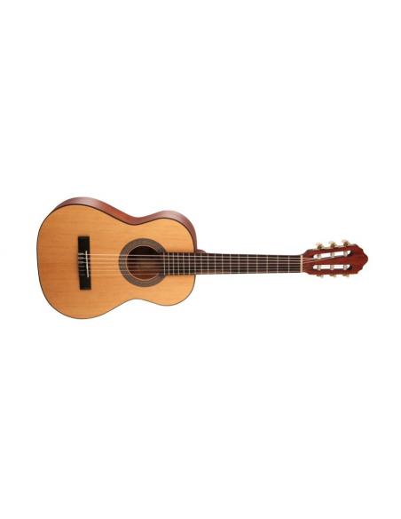 CORT GUITARE CLASSIQUE AC50 1/2 OPEN PORE AVEC HOUSSE