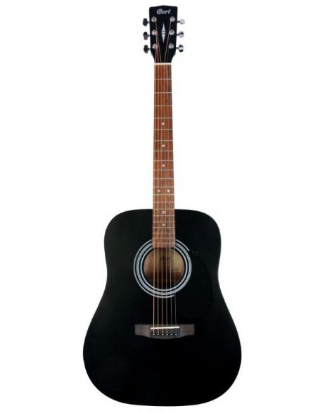 CORT GUITARE ACOUSTIQUE AD810 BKS NOIR SATINE