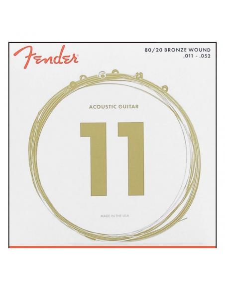 FENDER CORDES ACOUSTIQUES F-70CL 11/52