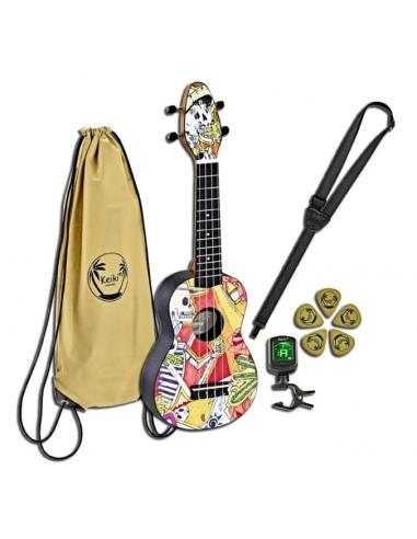 ORTEGA PACK UKULELE KEIKI K2-EM